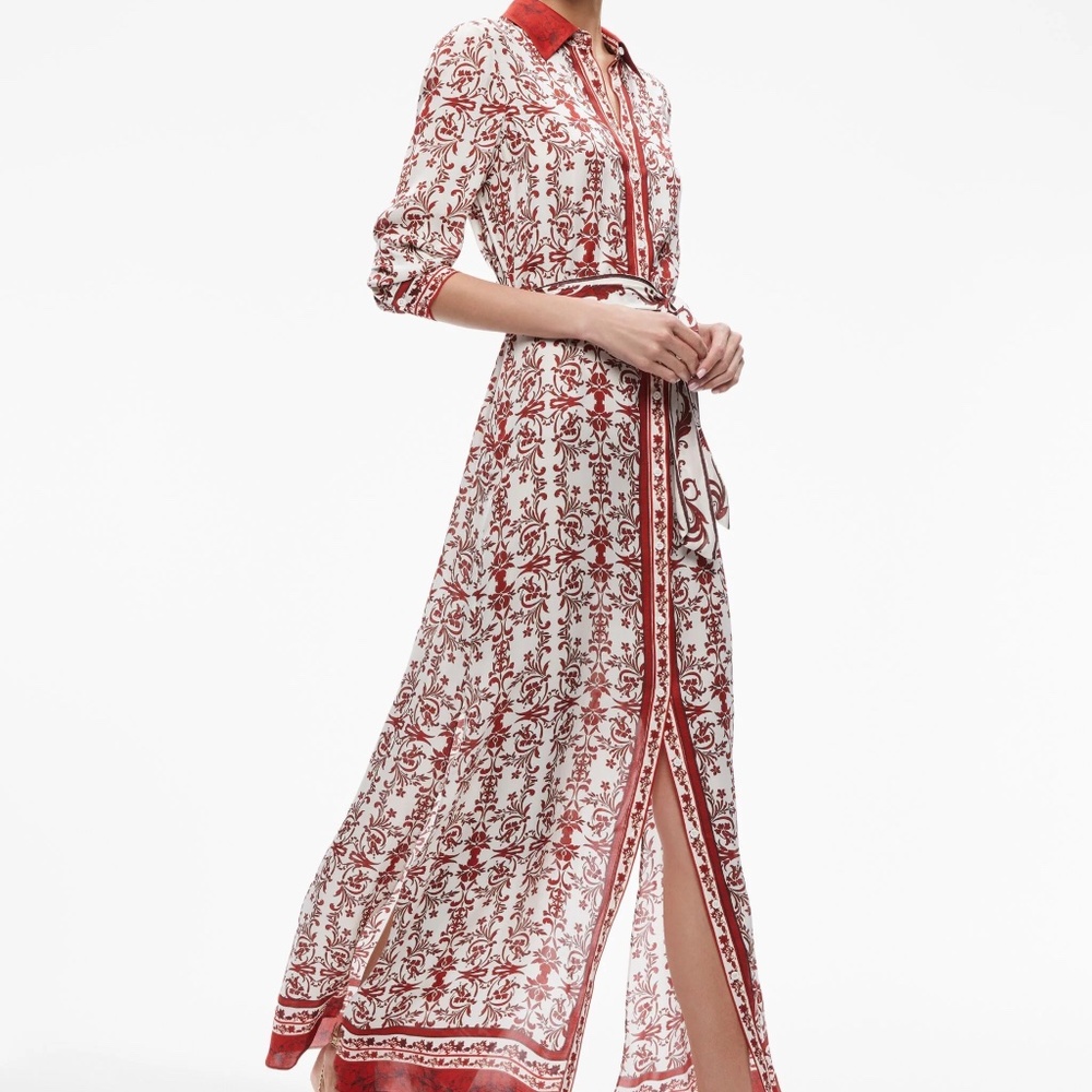 Alice + Olivia Cassidy Dress Maxi Button Up - Picture 2 of 9